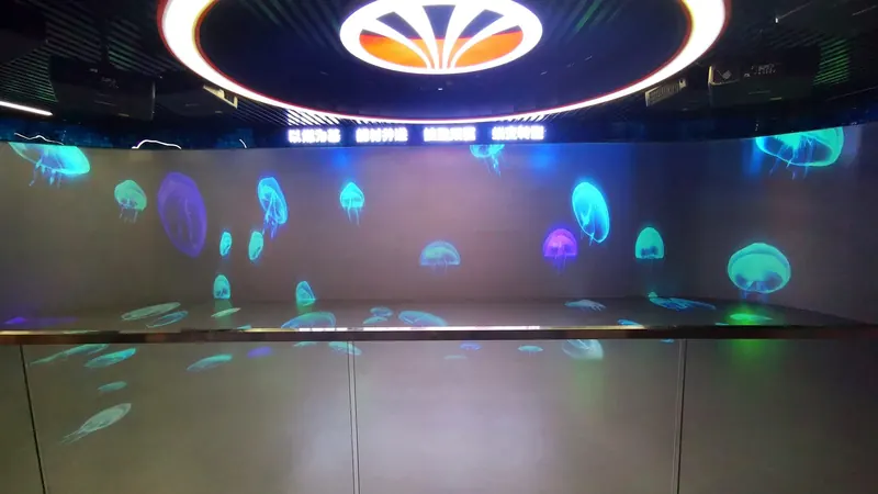 互动光影与地面投影实景
