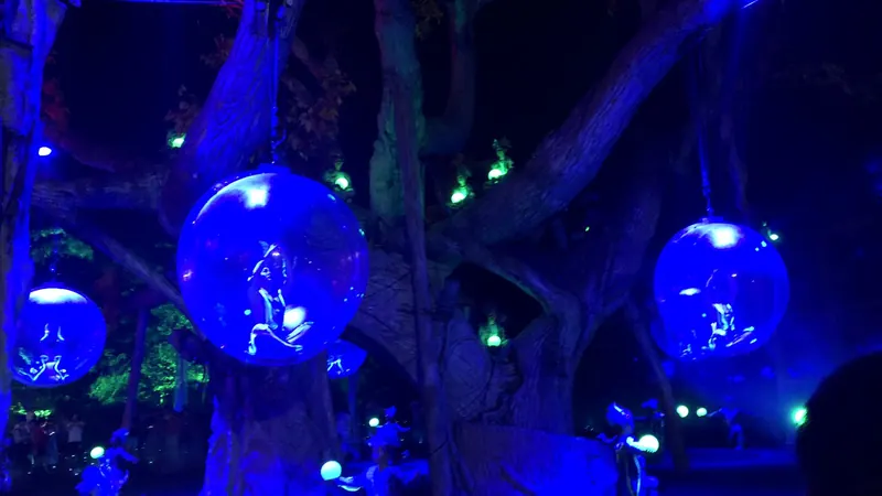 山体投影夜游光影秀实景