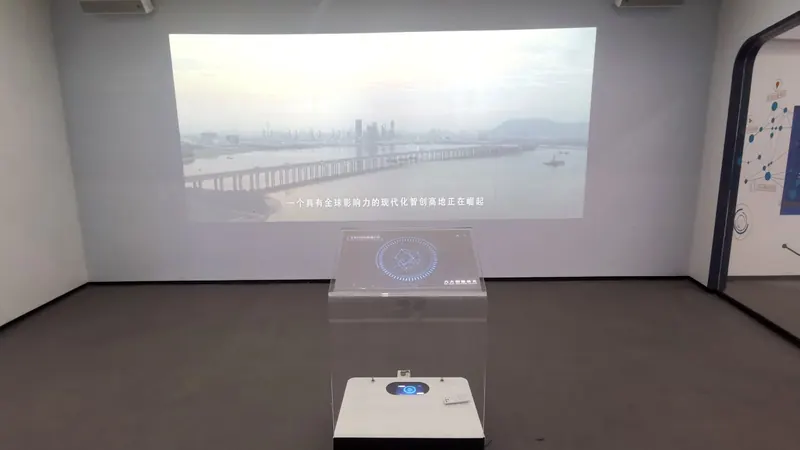 多媒体互动展台实景